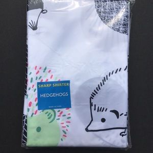 Hedgehogs Shower Curtain Sharp Shirter Polyester Includes Plastic Rings NIP